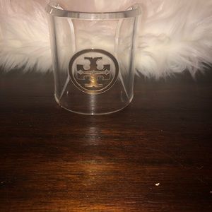 Tory Burch Cuff Bracelet gold accent logo